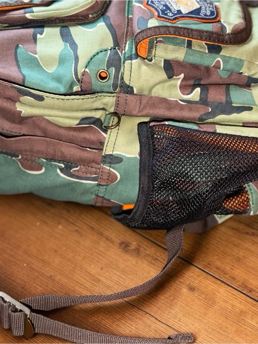 Polo Ralph Lauren Patch Camo Canvas Backpack - the Fish & Game Club edition